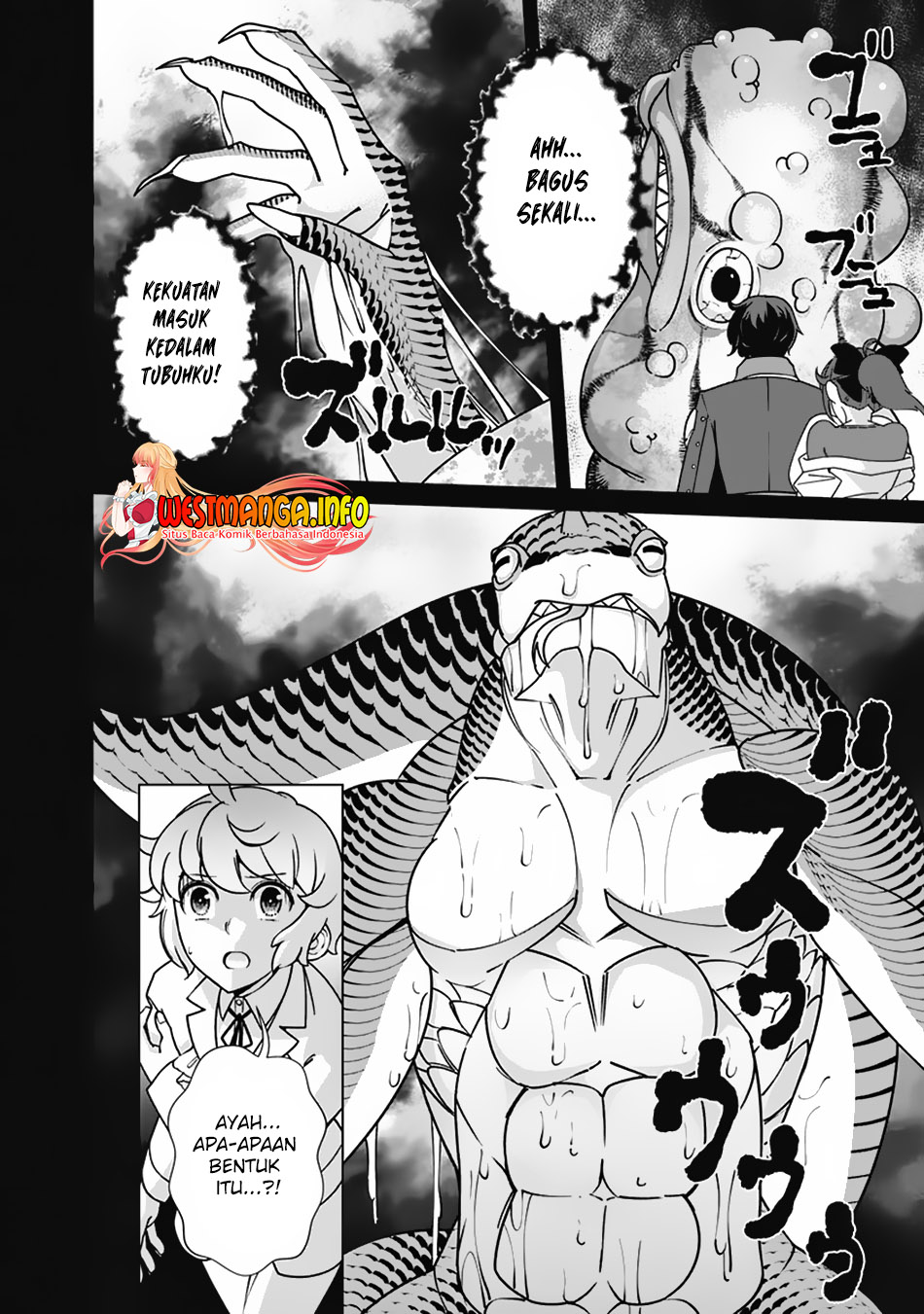 Rettou Me no Tensei Majutsushi Shiitage Rareta Moto Yuusha wa Mirai no Sekai o Yoyuu de Ikinuku Chapter 104 Bahasa Indonesia