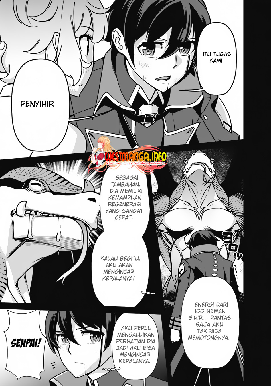 Rettou Me no Tensei Majutsushi Shiitage Rareta Moto Yuusha wa Mirai no Sekai o Yoyuu de Ikinuku Chapter 104 Bahasa Indonesia