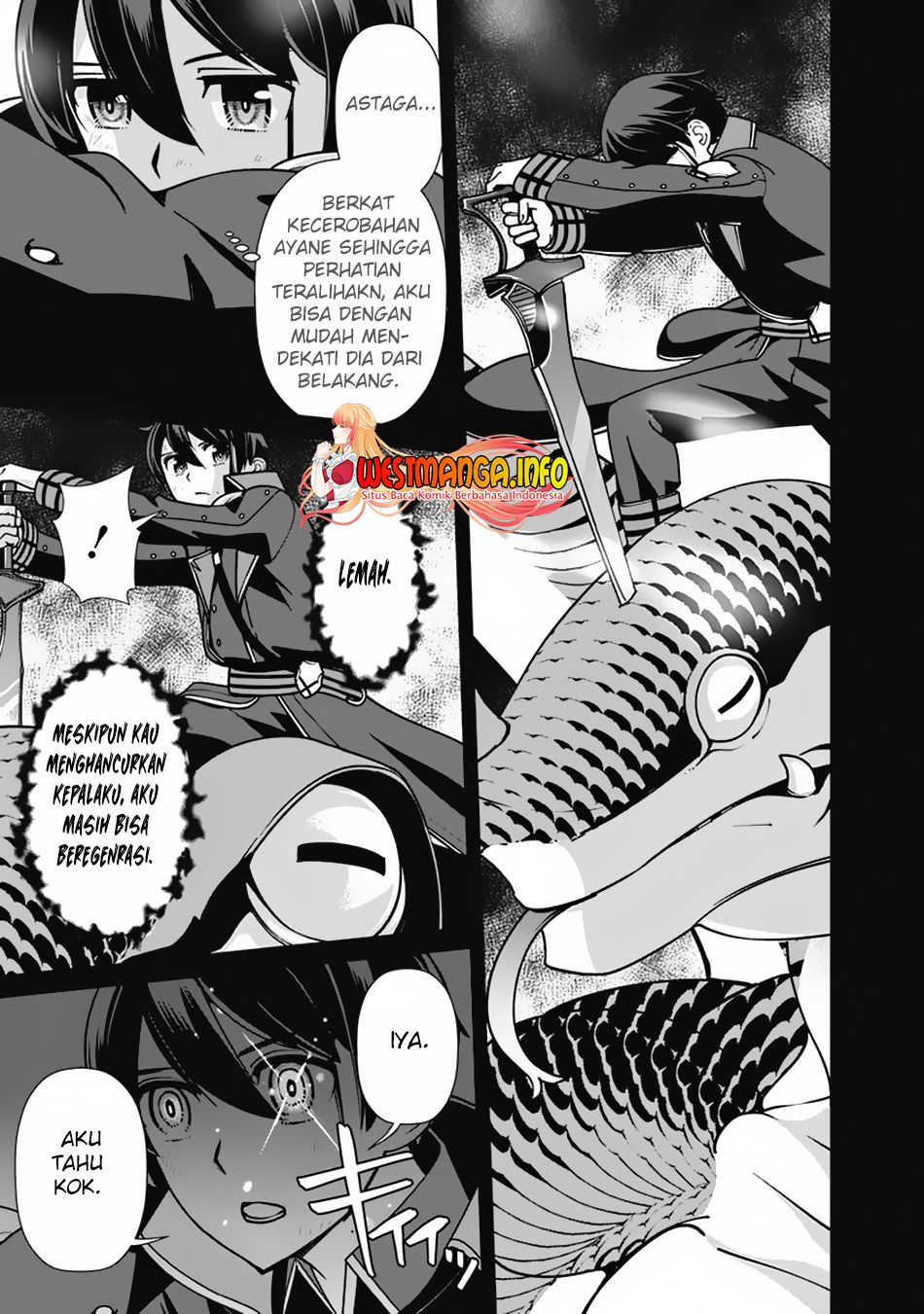 Rettou Me no Tensei Majutsushi Shiitage Rareta Moto Yuusha wa Mirai no Sekai o Yoyuu de Ikinuku Chapter 104 Bahasa Indonesia