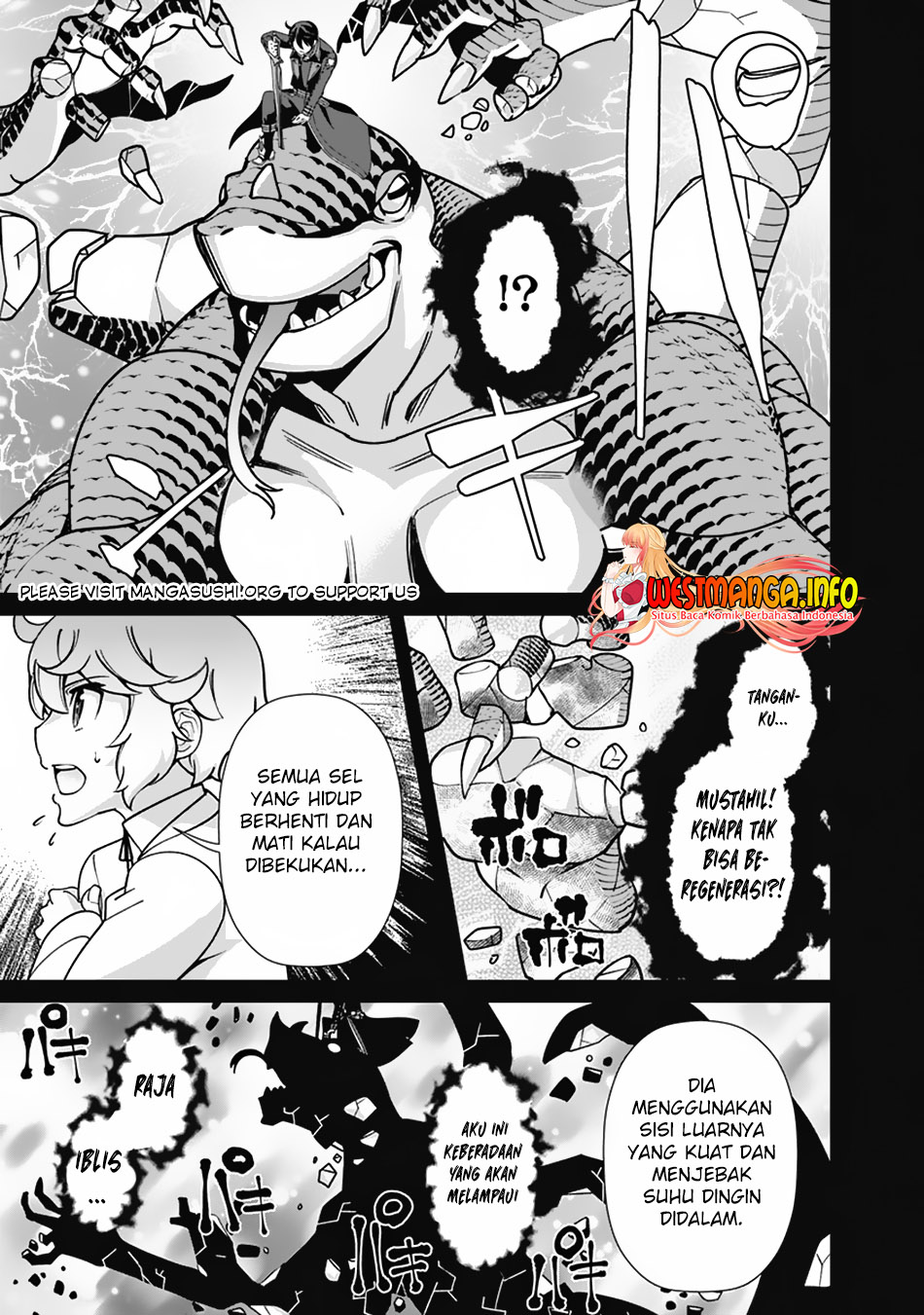 Rettou Me no Tensei Majutsushi Shiitage Rareta Moto Yuusha wa Mirai no Sekai o Yoyuu de Ikinuku Chapter 104 Bahasa Indonesia
