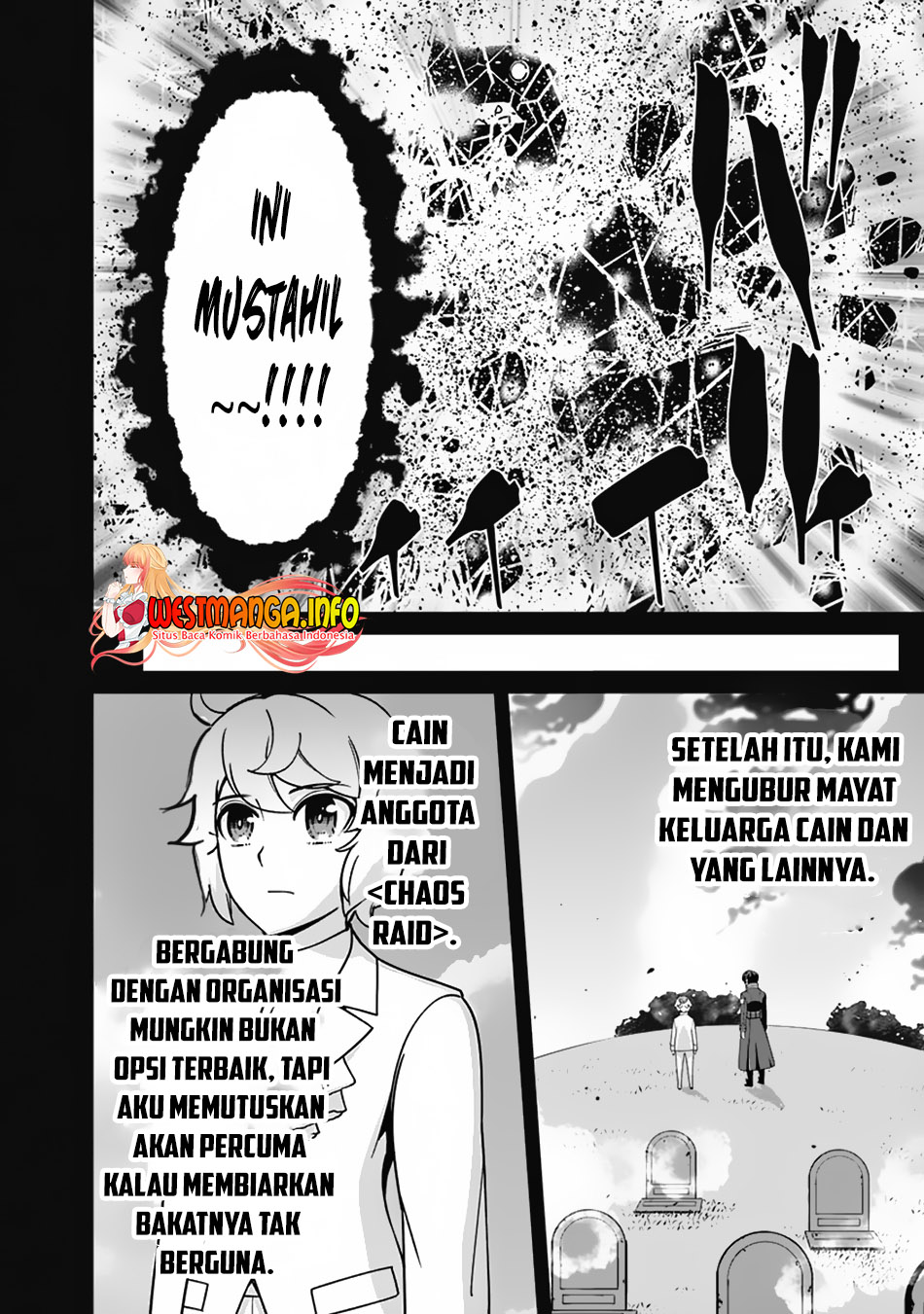 Rettou Me no Tensei Majutsushi Shiitage Rareta Moto Yuusha wa Mirai no Sekai o Yoyuu de Ikinuku Chapter 104 Bahasa Indonesia