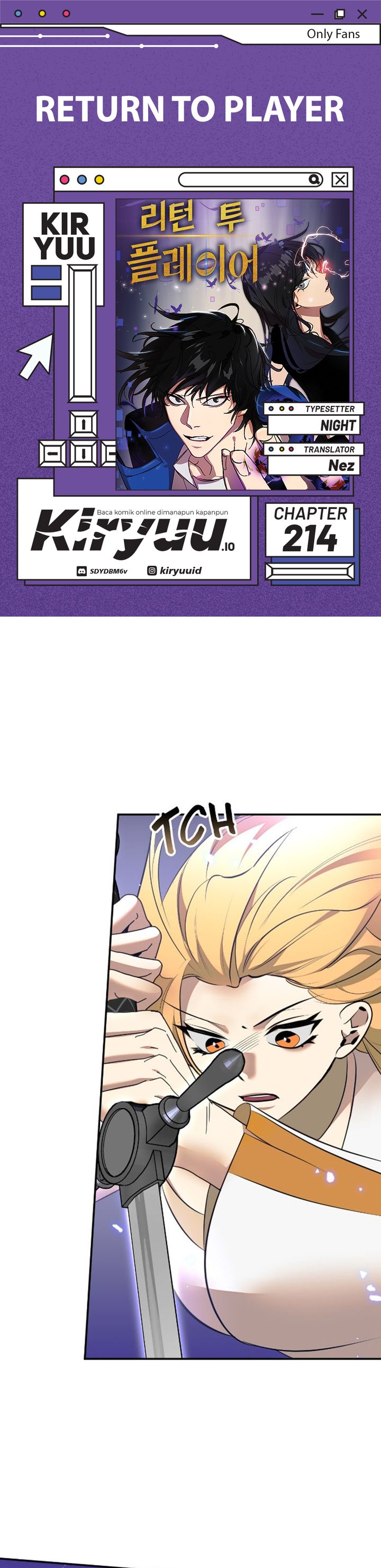Return to Player Chapter 214 Bahasa Indonesia