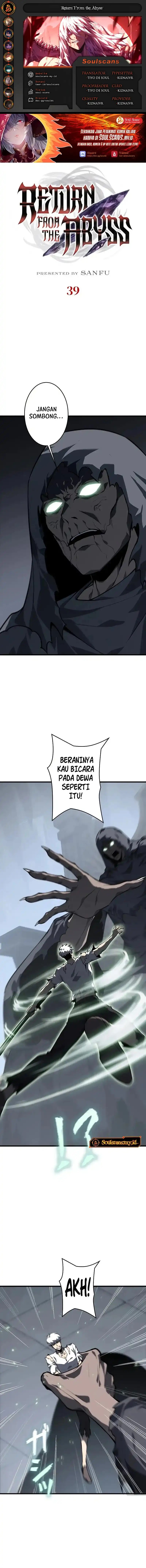 Return From The Abyss Chapter 39 Bahasa Indonesia