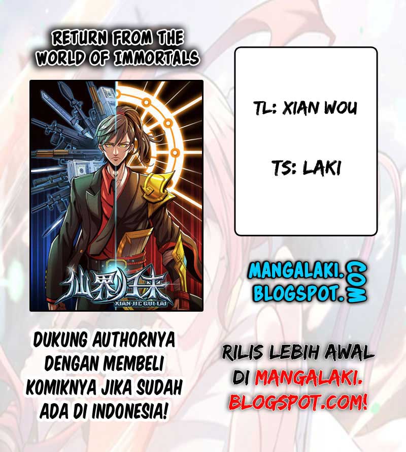 Return From the World of Immortals Chapter 08 Bahasa Indonesia