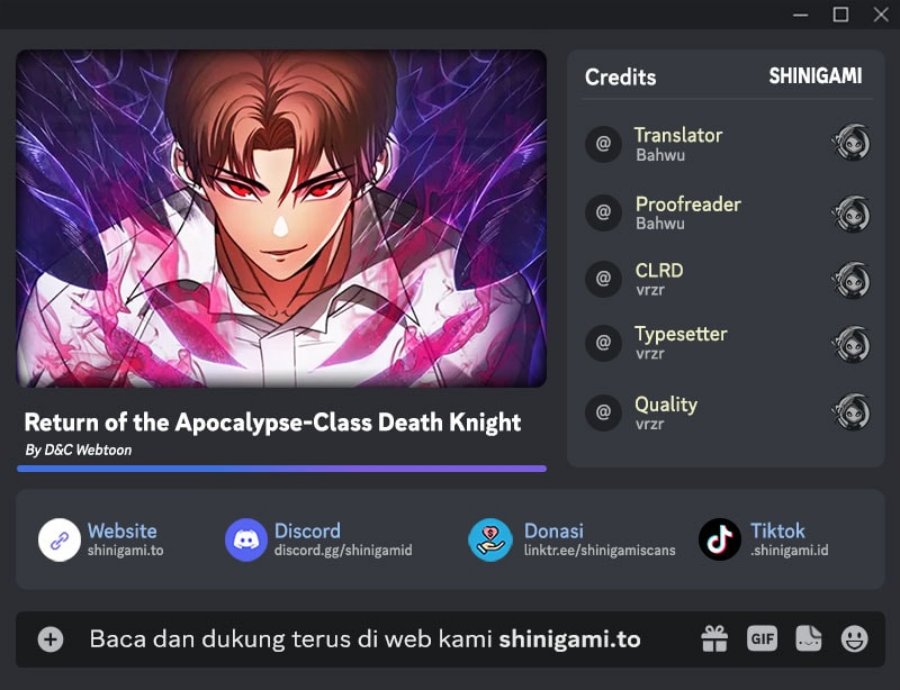 Return Of The Apocalypse-Class Death Knight Chapter 47 Bahasa Indonesia