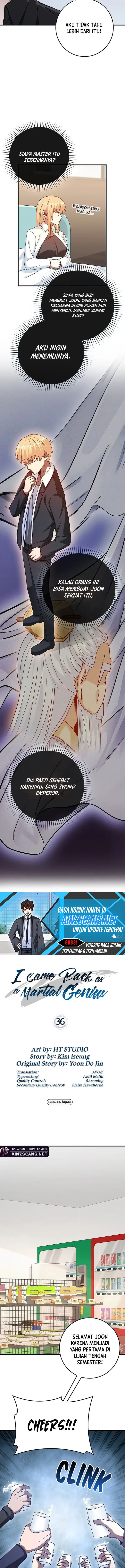 Return Of The Martial Arts Genius chapter 36
