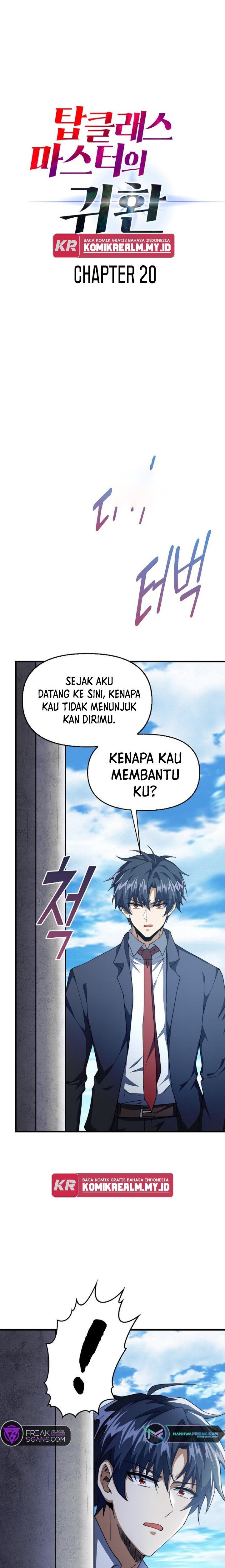 Return Of Top Class Master Chapter 20 Bahasa Indonesia