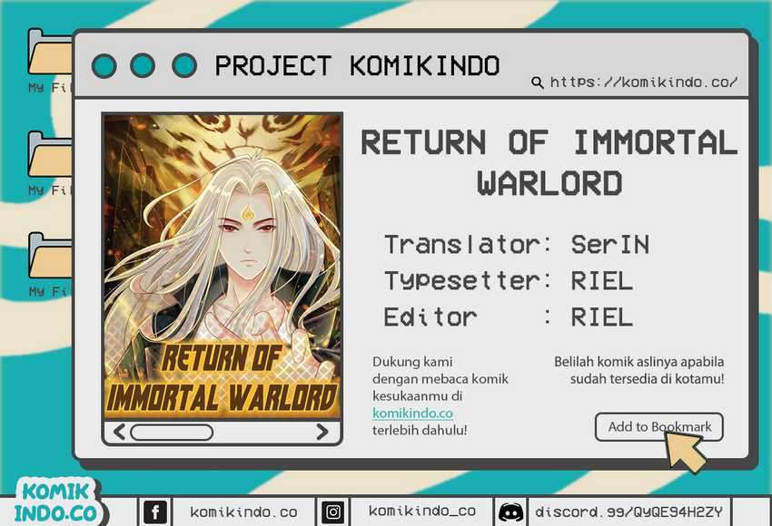 Return of Immortal Warlord chapter 1