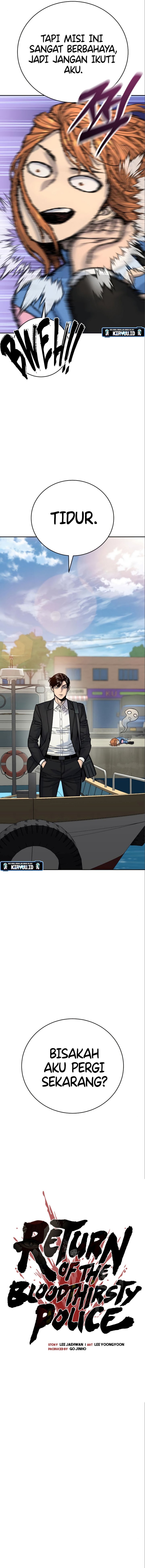 Return of the Bloodthirsty Police Chapter 40 Bahasa Indonesia