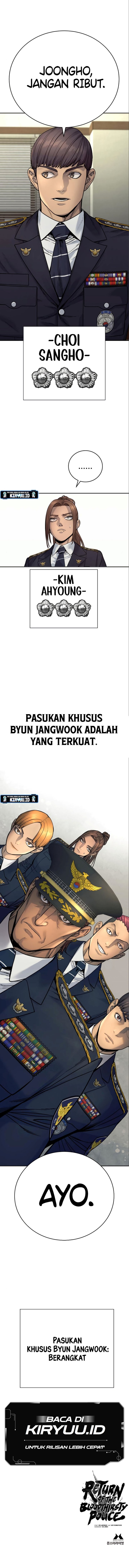 Return of the Bloodthirsty Police Chapter 40 Bahasa Indonesia