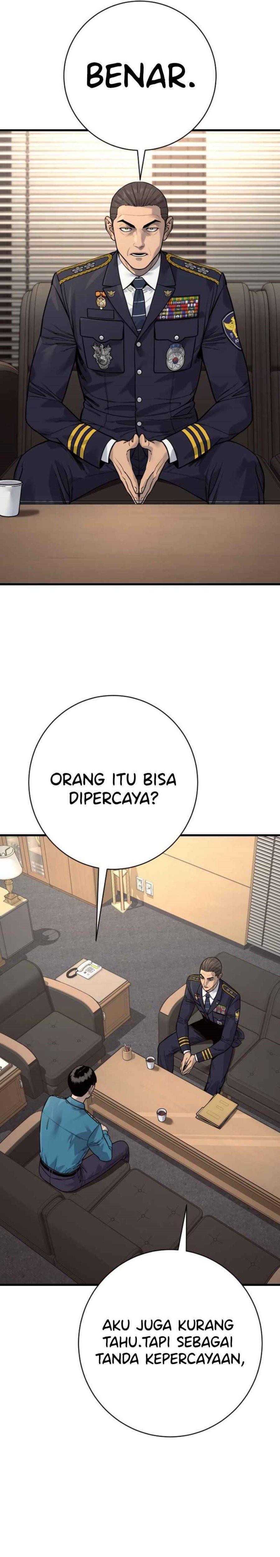 Return of the Bloodthirsty Police Chapter 118 Bahasa Indonesia