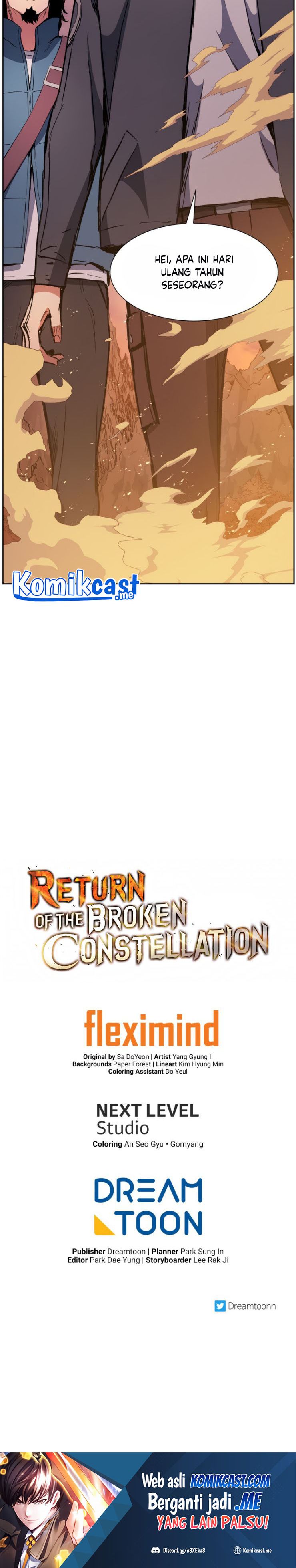 Return of the Broken Constellation chapter 39