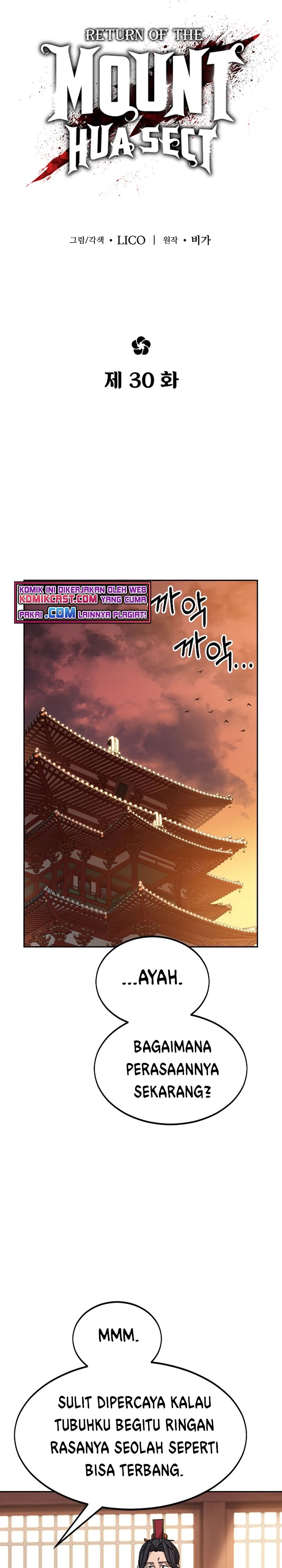 Return of the Flowery Mountain Sect chapter 30