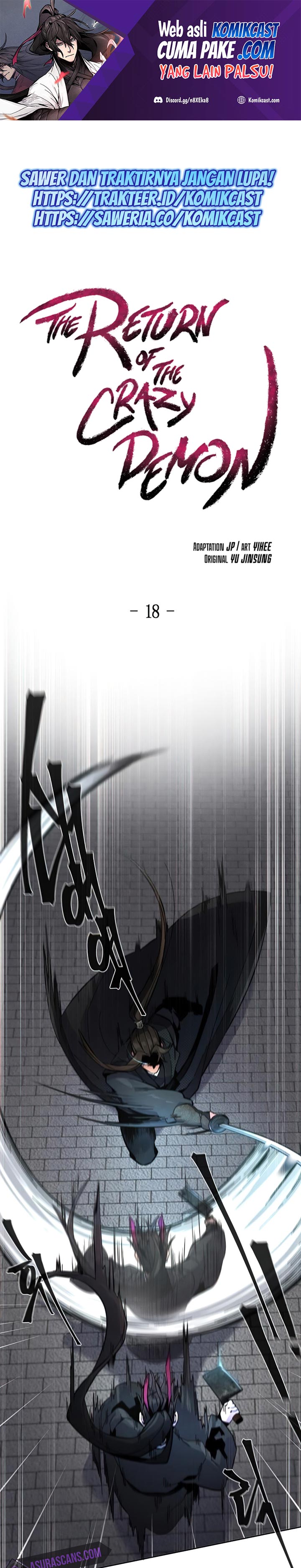 Return of the Mad Demon Chapter 18 Bahasa Indonesia