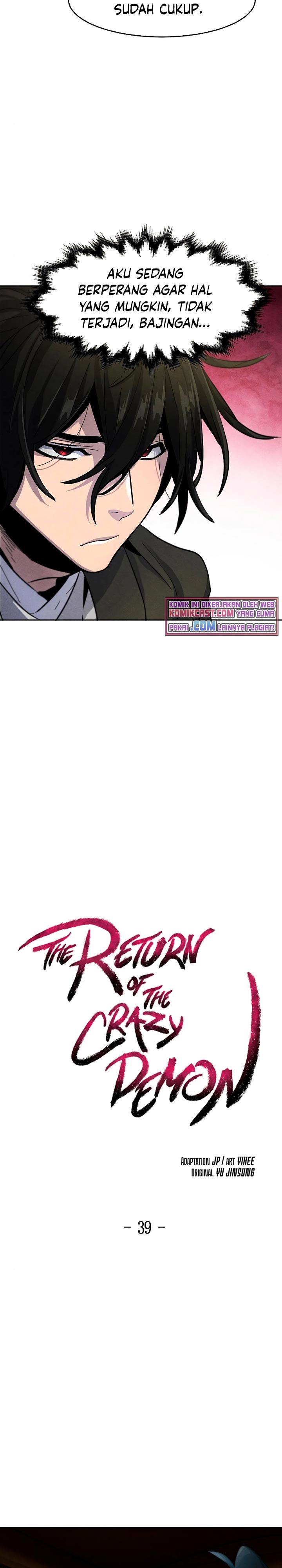 Return of the Mad Demon Chapter 39 Bahasa Indonesia