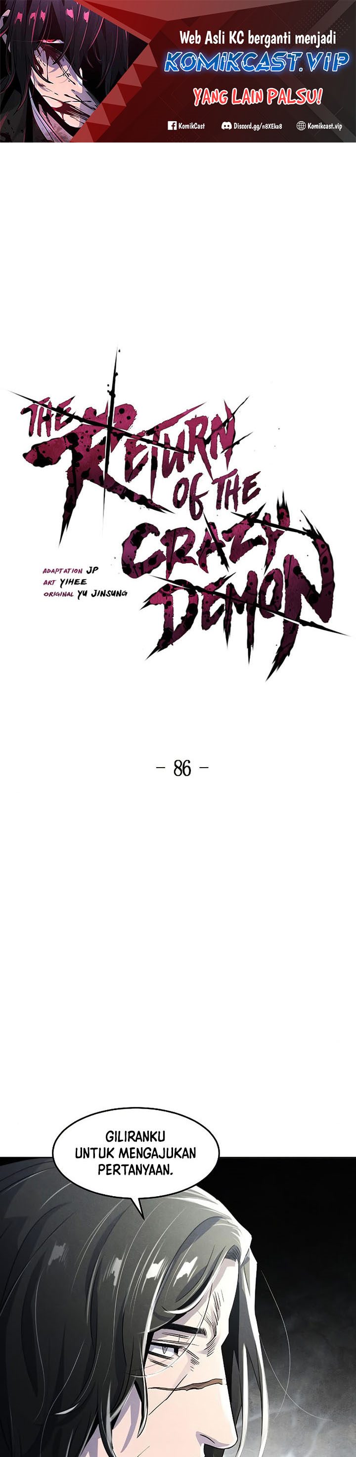Return of the Mad Demon chapter 86