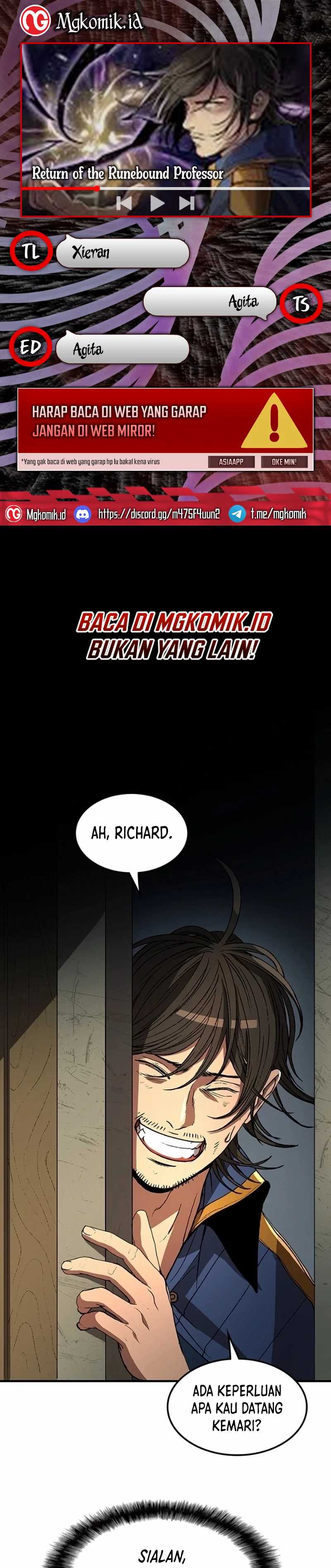 Return of the Runebound Professor Chapter 14 Bahasa Indonesia
