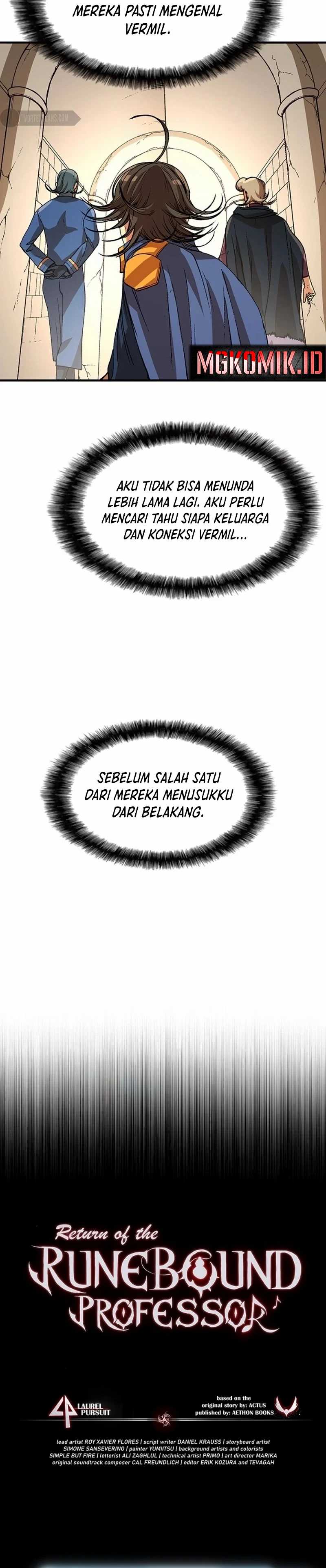 Return of the Runebound Professor Chapter 14 Bahasa Indonesia