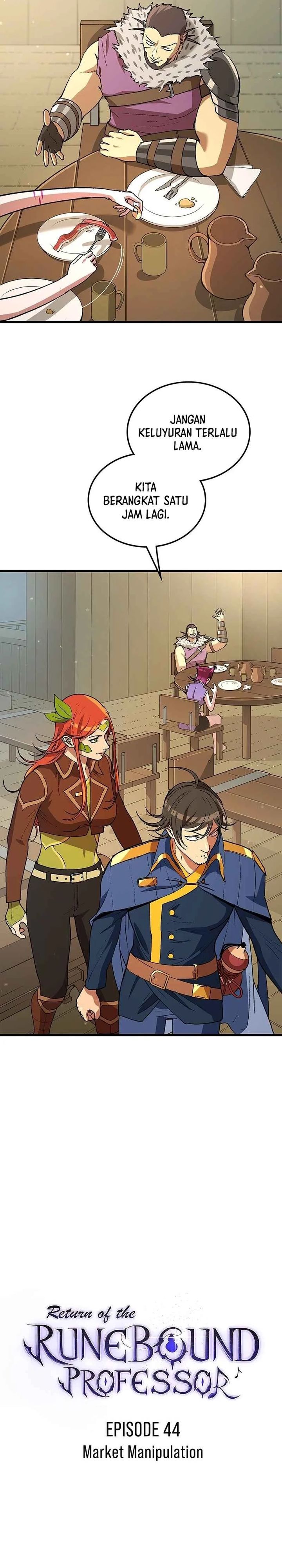 Return of the Runebound Professor Chapter 44 Bahasa Indonesia