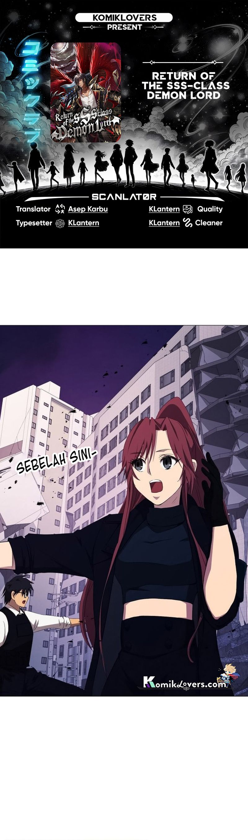 Return of the SSS-Class Demon Lord Chapter 11 Bahasa Indonesia
