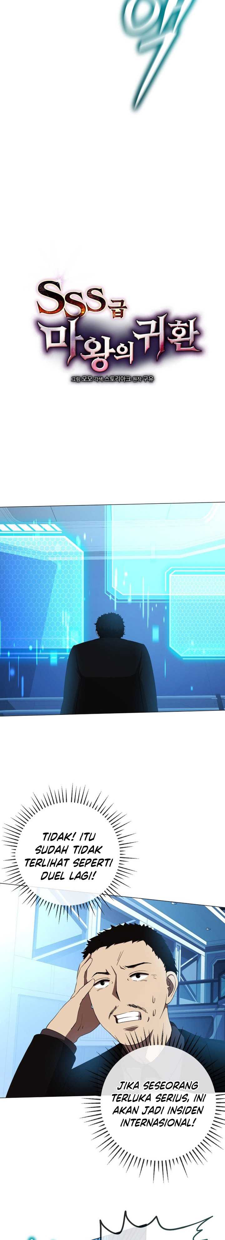 Return of the SSS-Class Demon Lord Chapter 15 Bahasa Indonesia