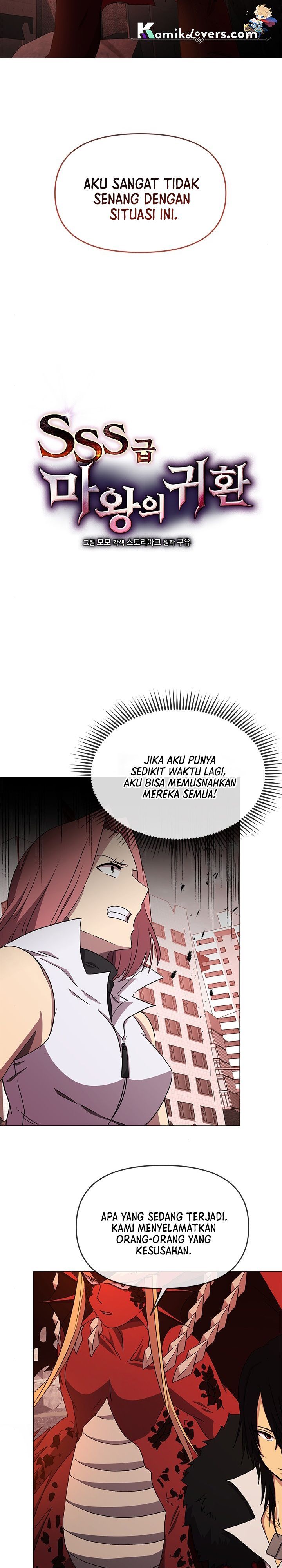 Return of the SSS-Class Demon Lord Chapter 23 Bahasa Indonesia