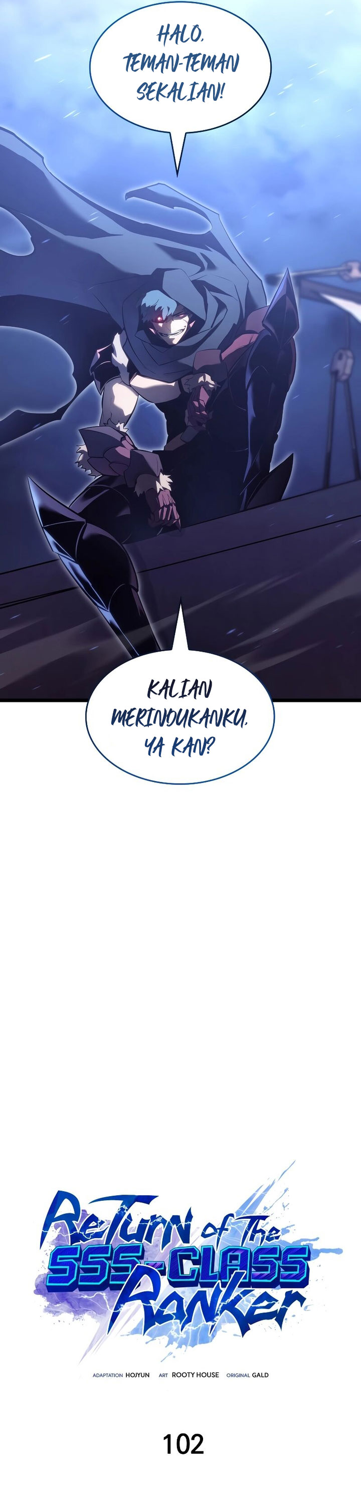 Return of the SSS-Class Ranker Chapter 102 Bahasa Indonesia