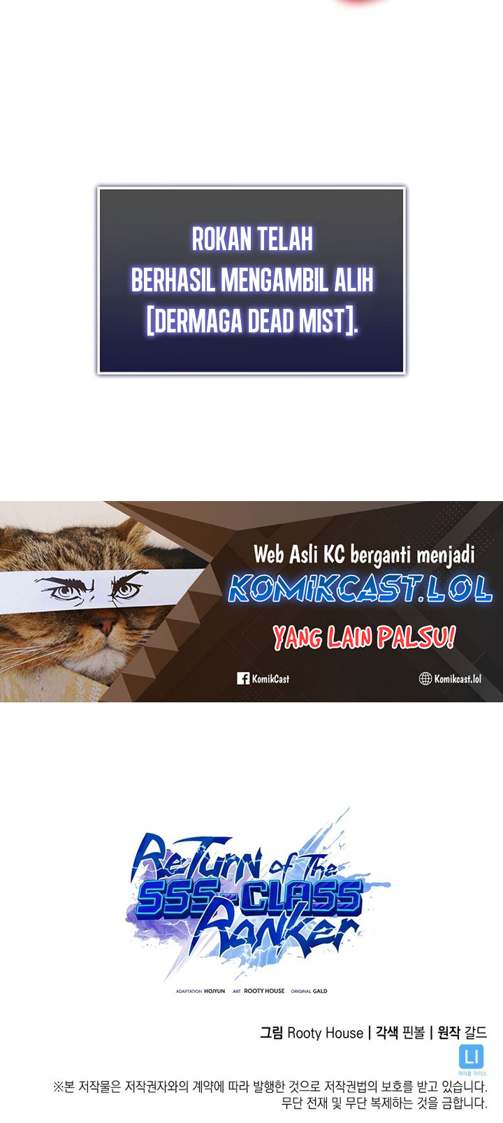 Return of the SSS-Class Ranker Chapter 107 Bahasa Indonesia