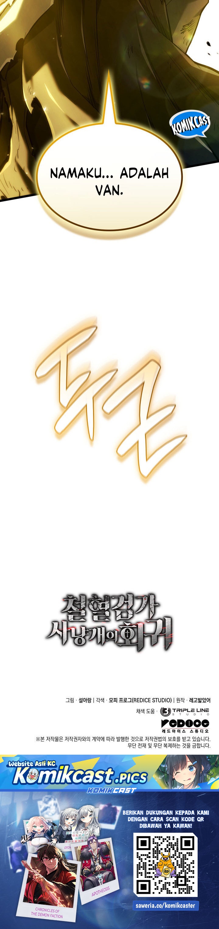 Revenge of the Iron-Blooded Sword Hound Chapter 140 Bahasa Indonesia