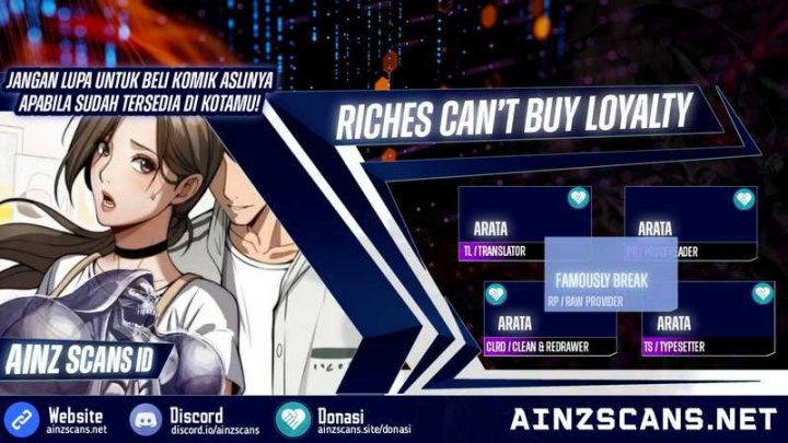 Riches Can’t Buy Loyalty Chapter 24 Bahasa Indonesia