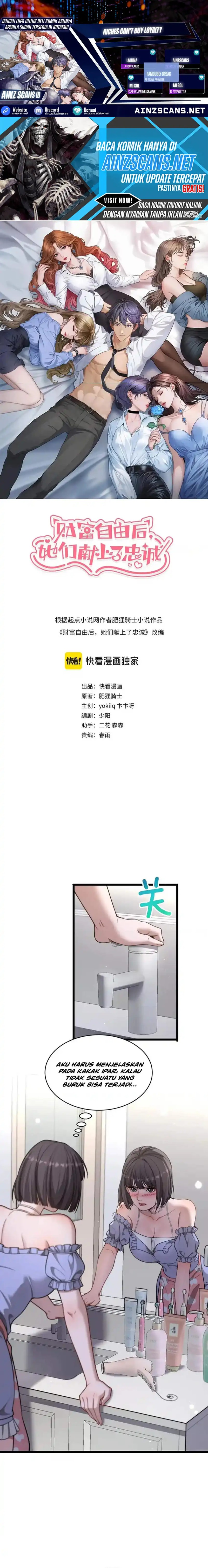 Riches Can’t Buy Loyalty Chapter 56 Bahasa Indonesia