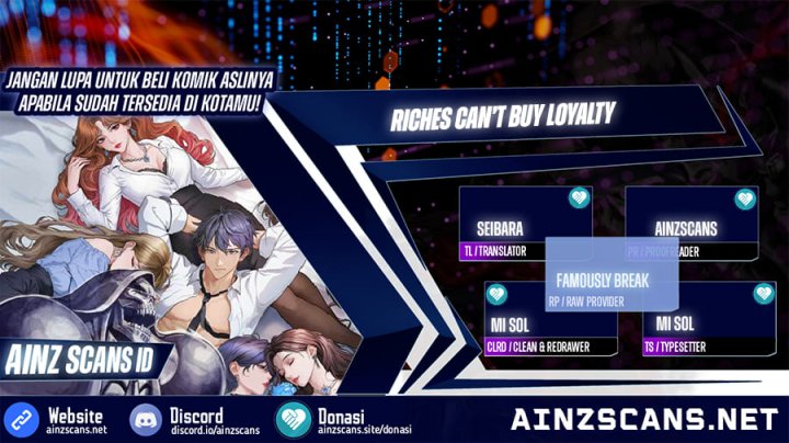 Riches Can’t Buy Loyalty Chapter 61 Bahasa Indonesia