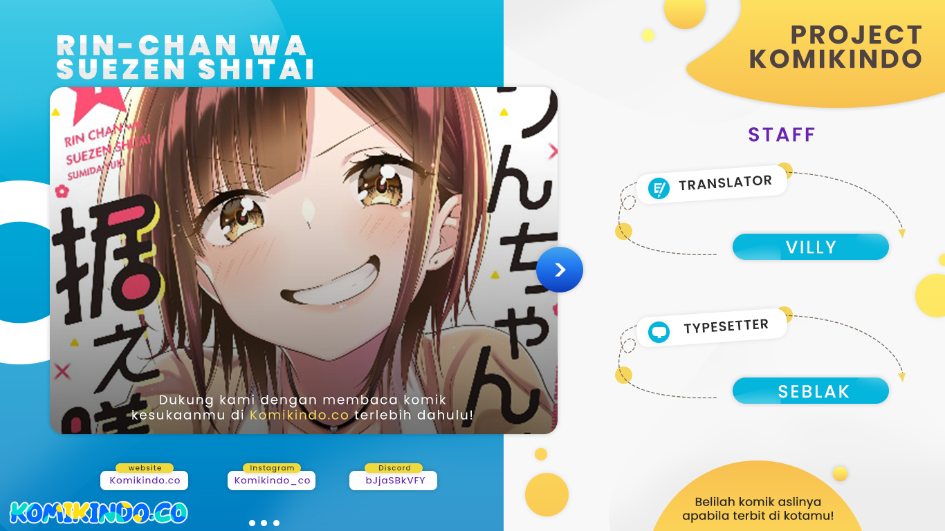 Rin-chan wa Suezen Shitai Chapter 06 Bahasa Indonesia