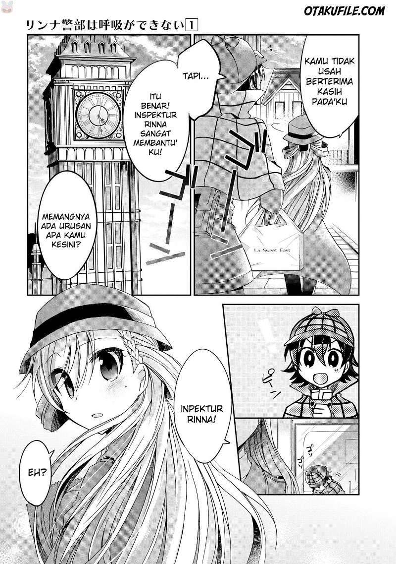 Rinna Keibu wa Iki ga dekinai Chapter 02 Bahasa Indonesia