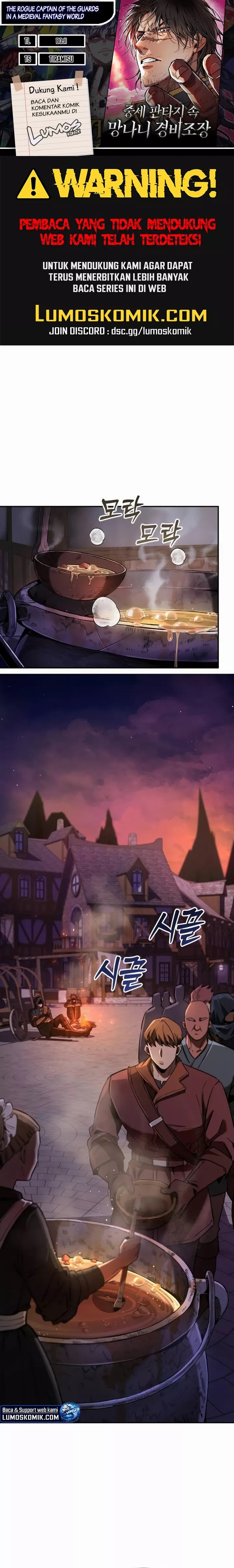 Roguish Guard in a Medieval Fantasy Chapter 04 Bahasa Indonesia