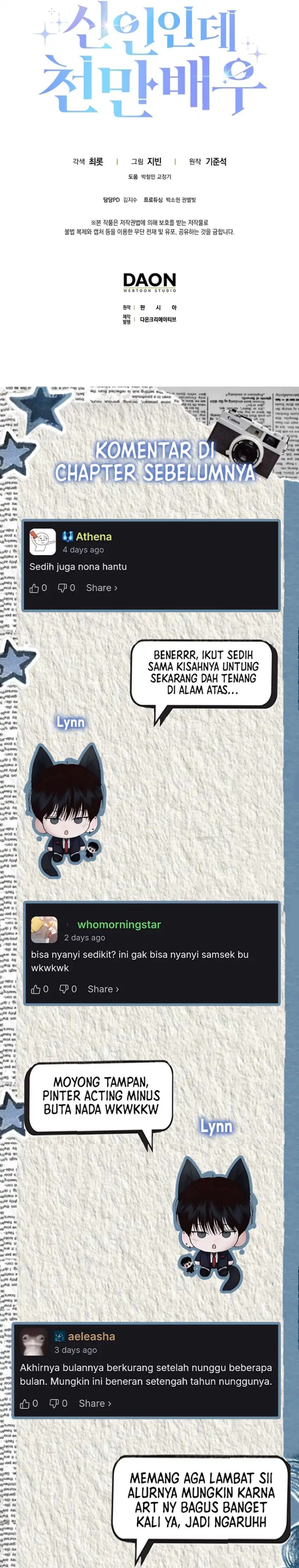 Rookie but One-In-A-Million Actor Chapter 69 Bahasa Indonesia