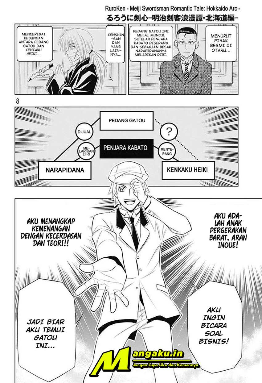 Rurouni Kenshin: Meiji Kenkaku Romantan – Hokkaido-hen Chapter 24 Bahasa Indonesia