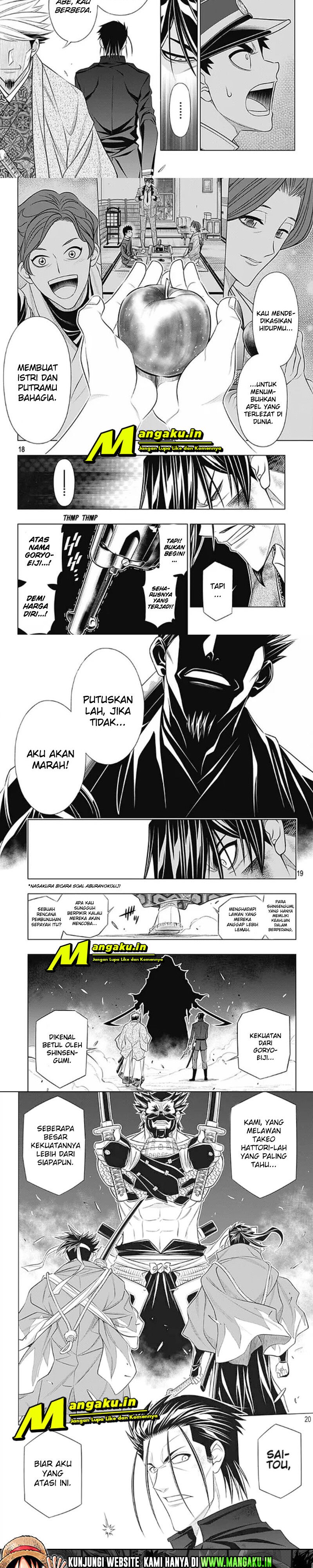 Rurouni Kenshin: Meiji Kenkaku Romantan – Hokkaido-hen Chapter 43 Bahasa Indonesia