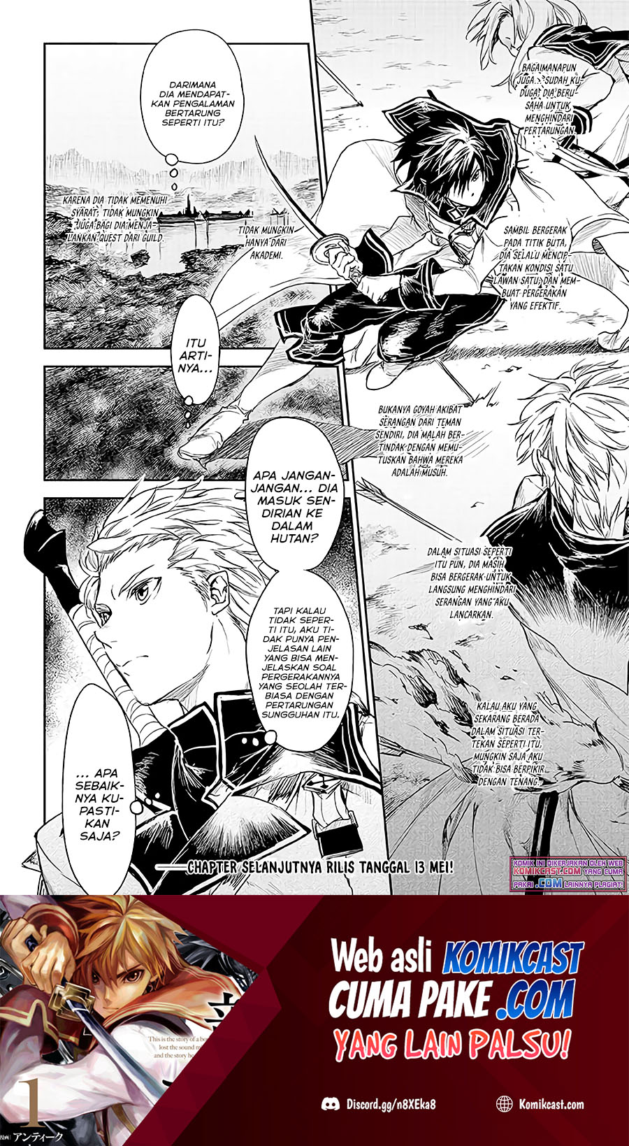 Ryū Kusari no Orishin no Naka no “Kokoro” Chapter 14 Bahasa Indonesia