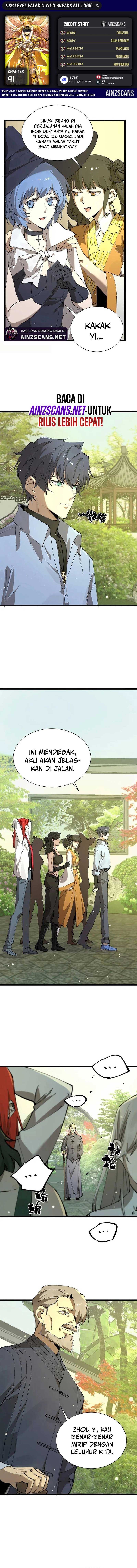 SSS-Level Paladin Who Breaks All Logic chapter 91