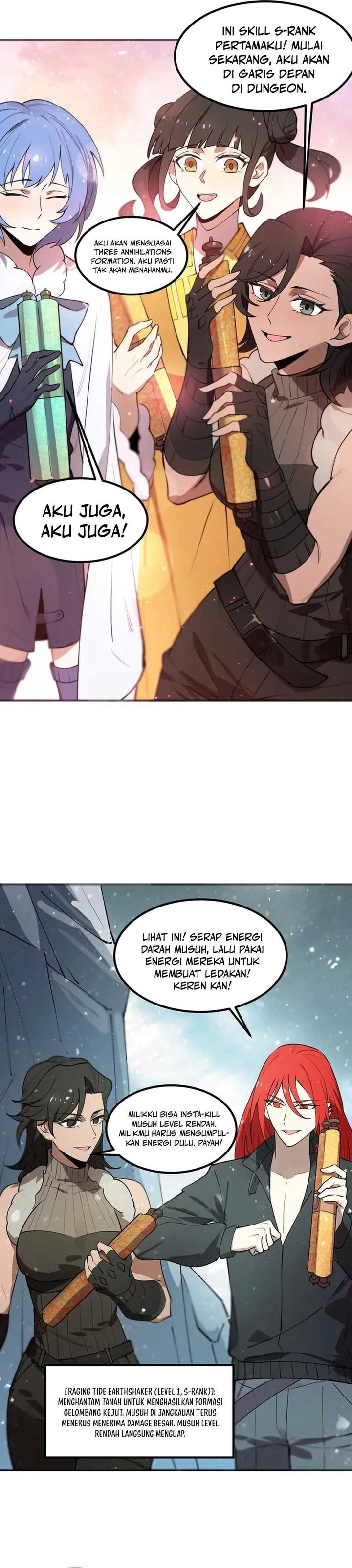 SSS-Level Paladin Who Breaks All Logic Chapter 98 Bahasa Indonesia