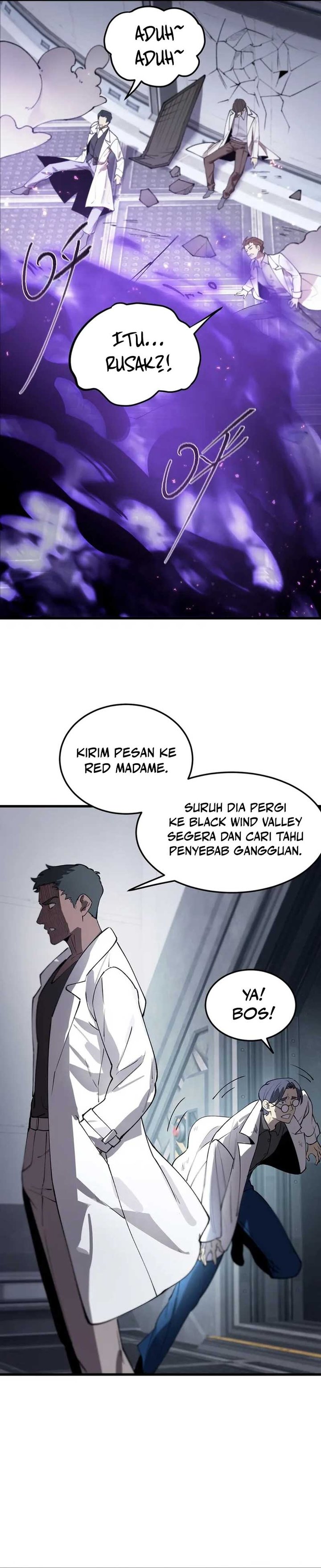 SSS-Level Paladin Who Breaks All Logic Chapter 98 Bahasa Indonesia