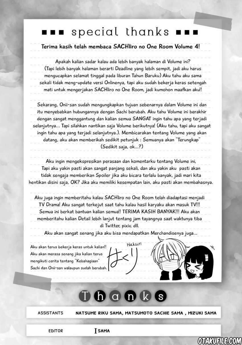 Sachi-iro no One Room Chapter 26.5 Bahasa Indonesia
