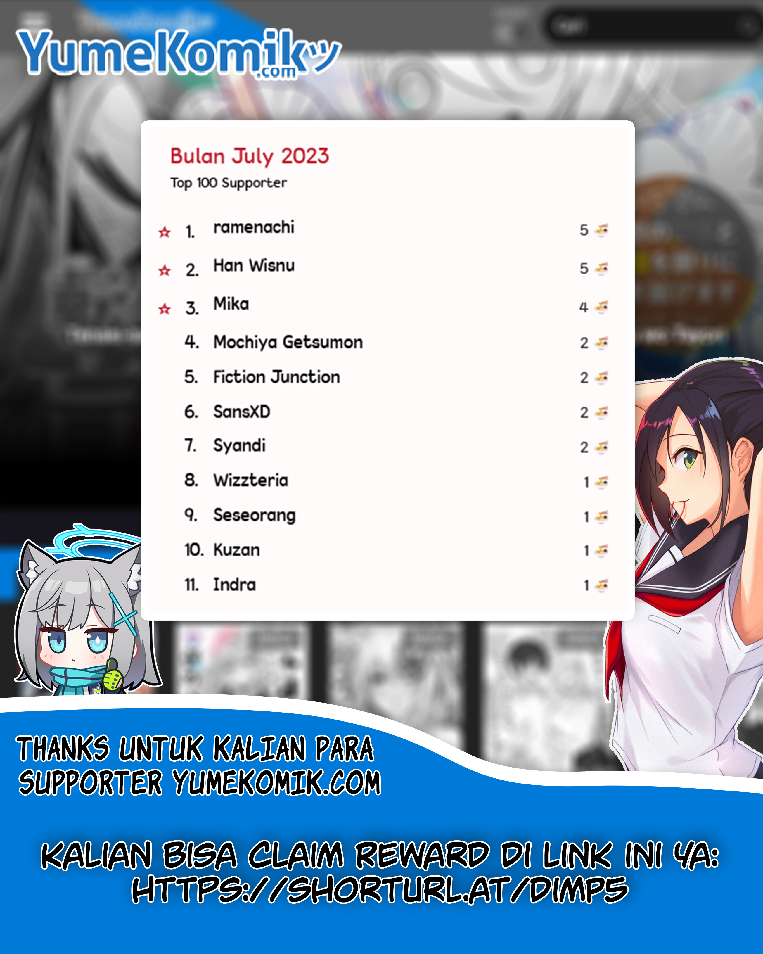 Saenai Riman to Yankee Joshi Kousei Chapter 35.5 Bahasa Indonesia