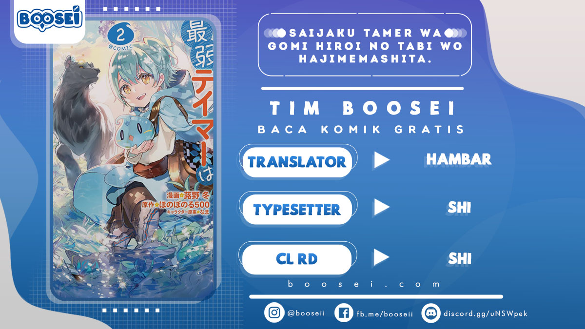 Saijaku Tamer wa Gomi Hiroi no Tabi wo Hajimemashita Chapter 09.2 Bahasa Indonesia