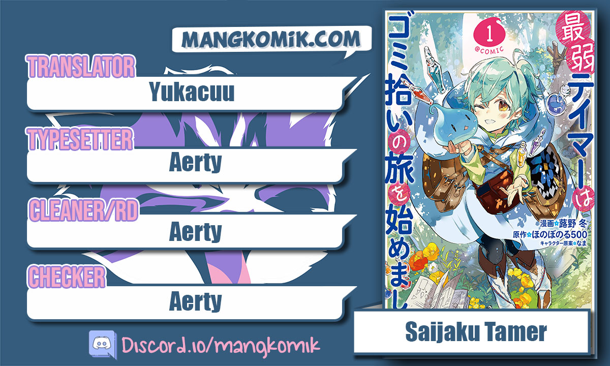 Saijaku Tamer wa Gomi Hiroi no Tabi wo Hajimemashita Chapter 11.1 Bahasa Indonesia