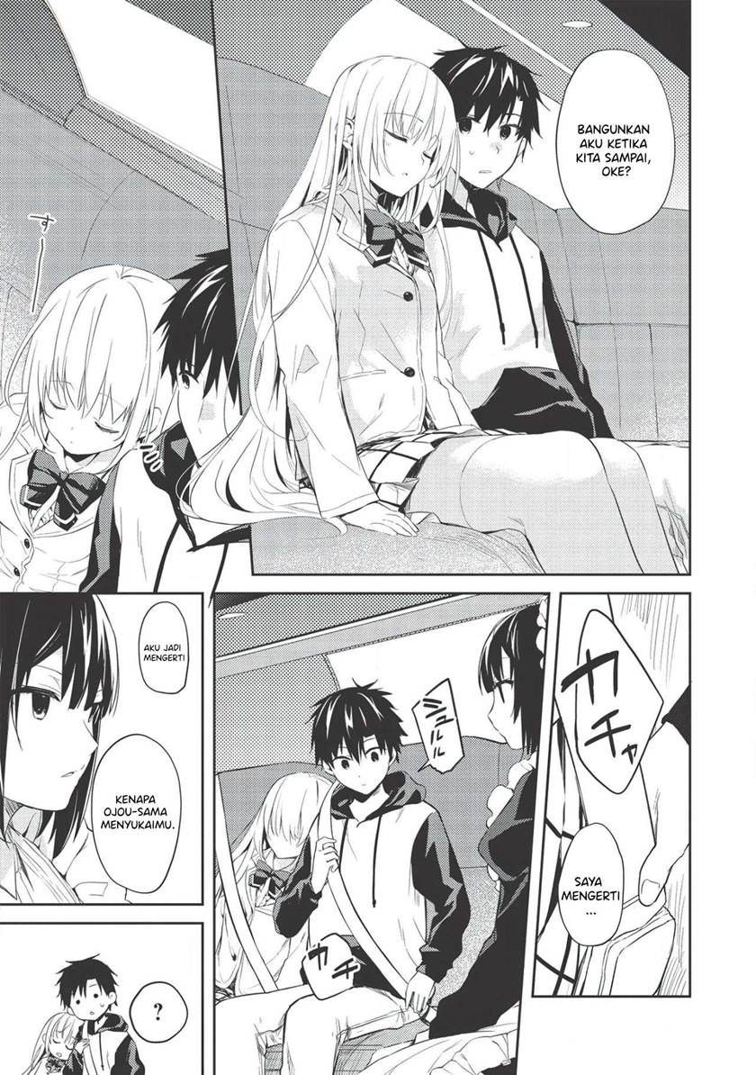 Saijo no Osewa ~Takane no Hana Darakena Meimon Kou de, Gakuin Ichi no Ojou-sama (Seikatsu Noryoku Kaimu) o Kagenagara Osewa suru Koto ni Narimashita~ chapter 1