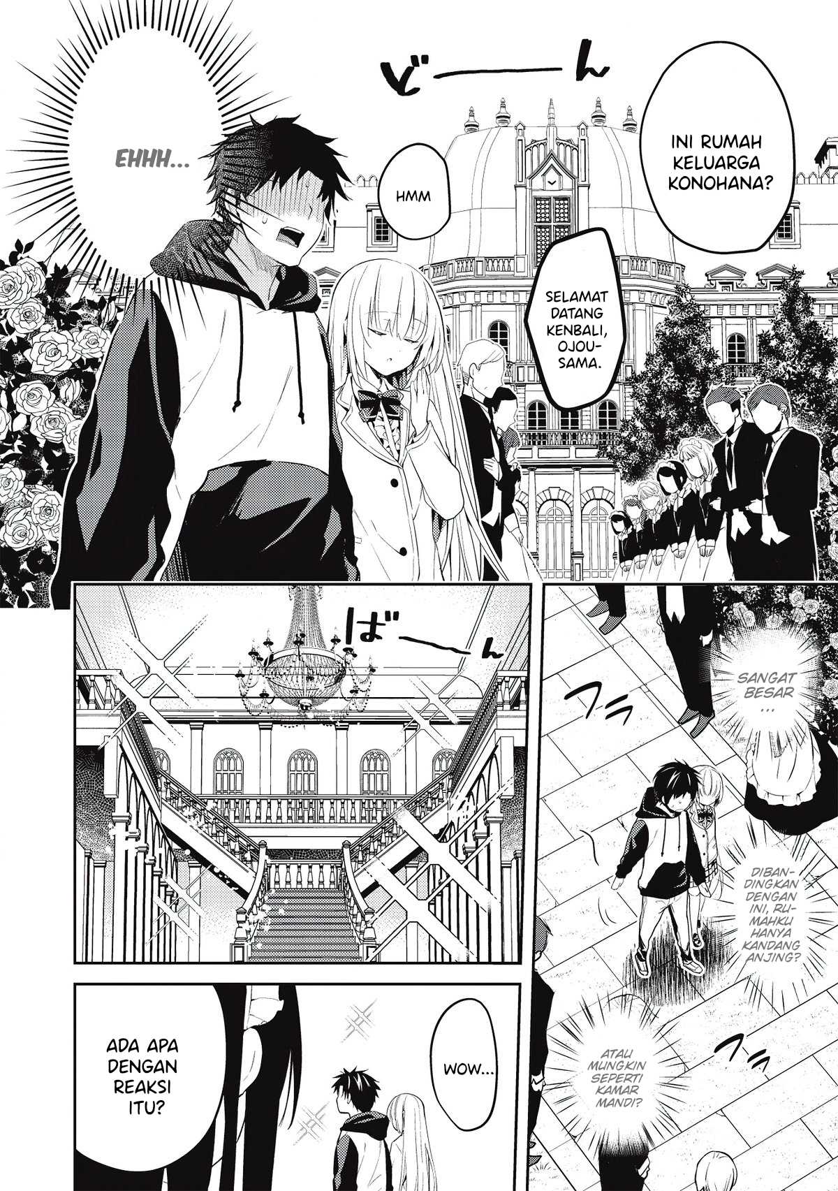 Saijo no Osewa ~Takane no Hana Darakena Meimon Kou de, Gakuin Ichi no Ojou-sama (Seikatsu Noryoku Kaimu) o Kagenagara Osewa suru Koto ni Narimashita~ chapter 2