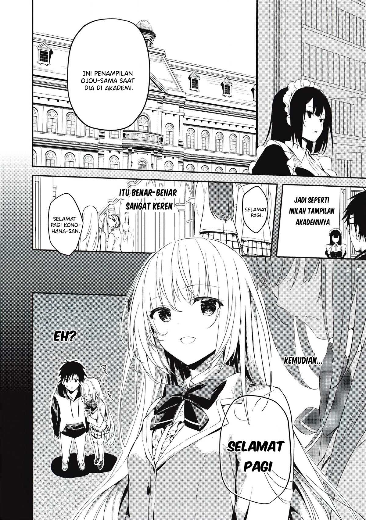 Saijo no Osewa ~Takane no Hana Darakena Meimon Kou de, Gakuin Ichi no Ojou-sama (Seikatsu Noryoku Kaimu) o Kagenagara Osewa suru Koto ni Narimashita~ chapter 2