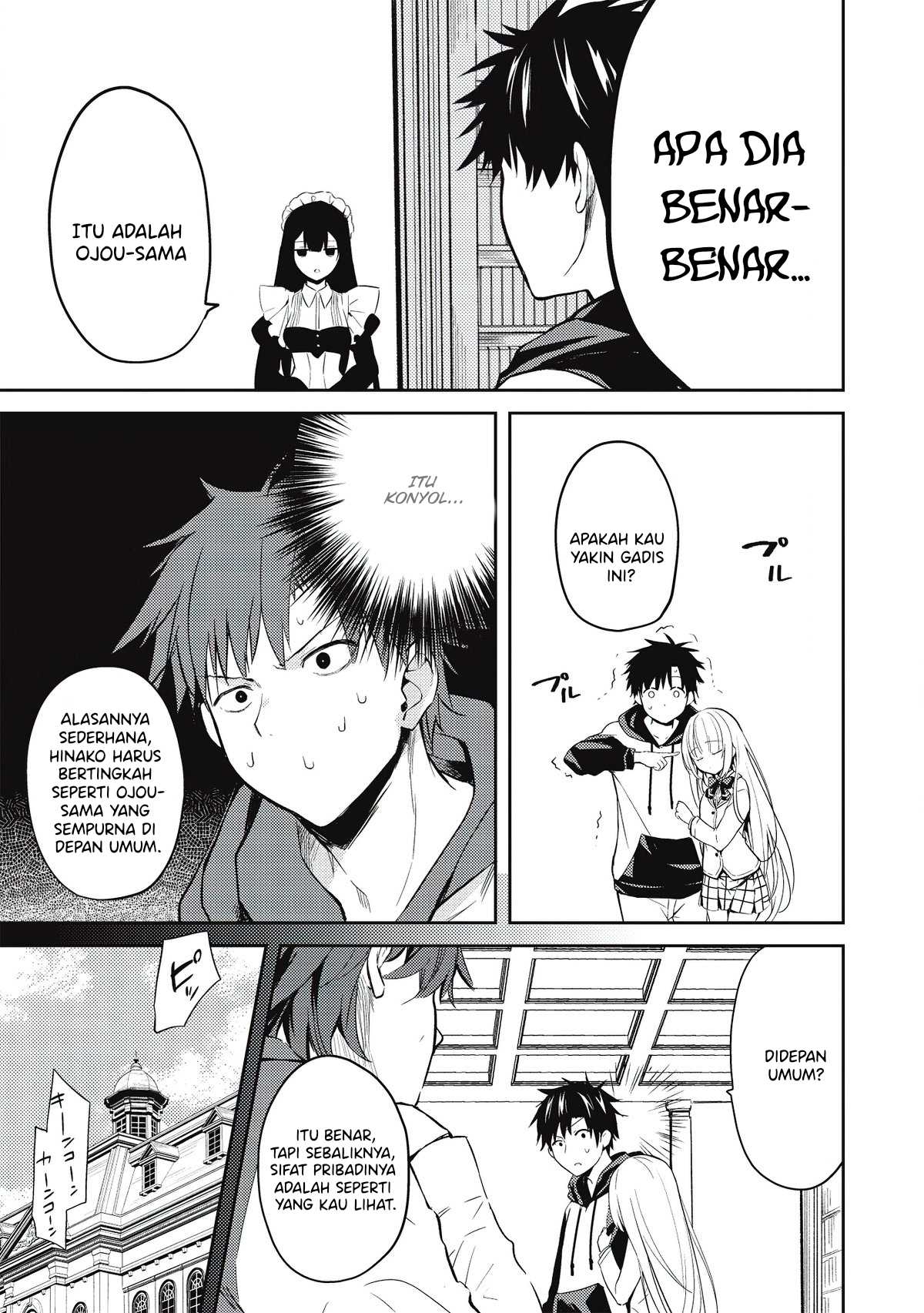 Saijo no Osewa ~Takane no Hana Darakena Meimon Kou de, Gakuin Ichi no Ojou-sama (Seikatsu Noryoku Kaimu) o Kagenagara Osewa suru Koto ni Narimashita~ chapter 2